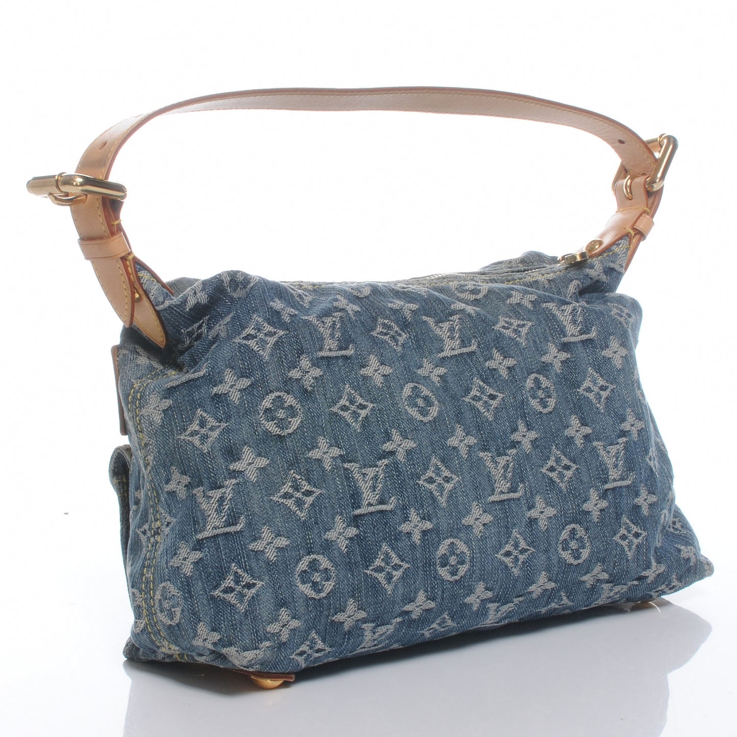 Monogram Denim Baggy PM Blue