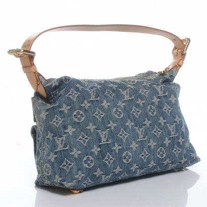 Louis Vuitton Monogram Denim Baggy PM Blue 3 of 7