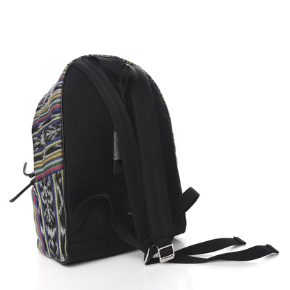 Saint Laurent Canvas Ikat City Backpack Multicolor 2 of 9