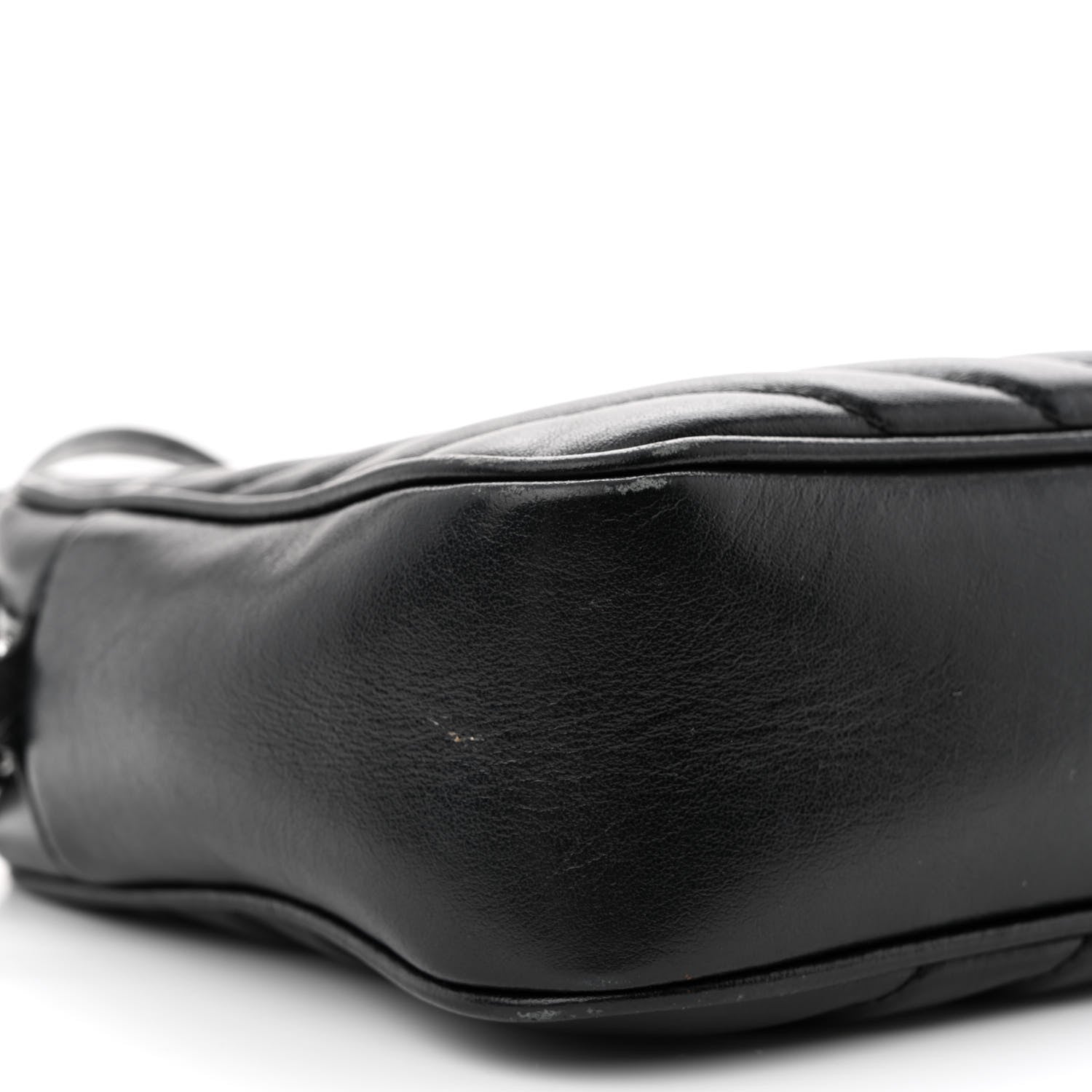 Saint Laurent Calfskin Matelasse Monogram Monochrome Lou Camera Bag Black 10 of 18