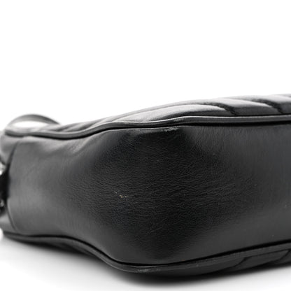 Saint Laurent Calfskin Matelasse Monogram Monochrome Lou Camera Bag Black 10 of 18