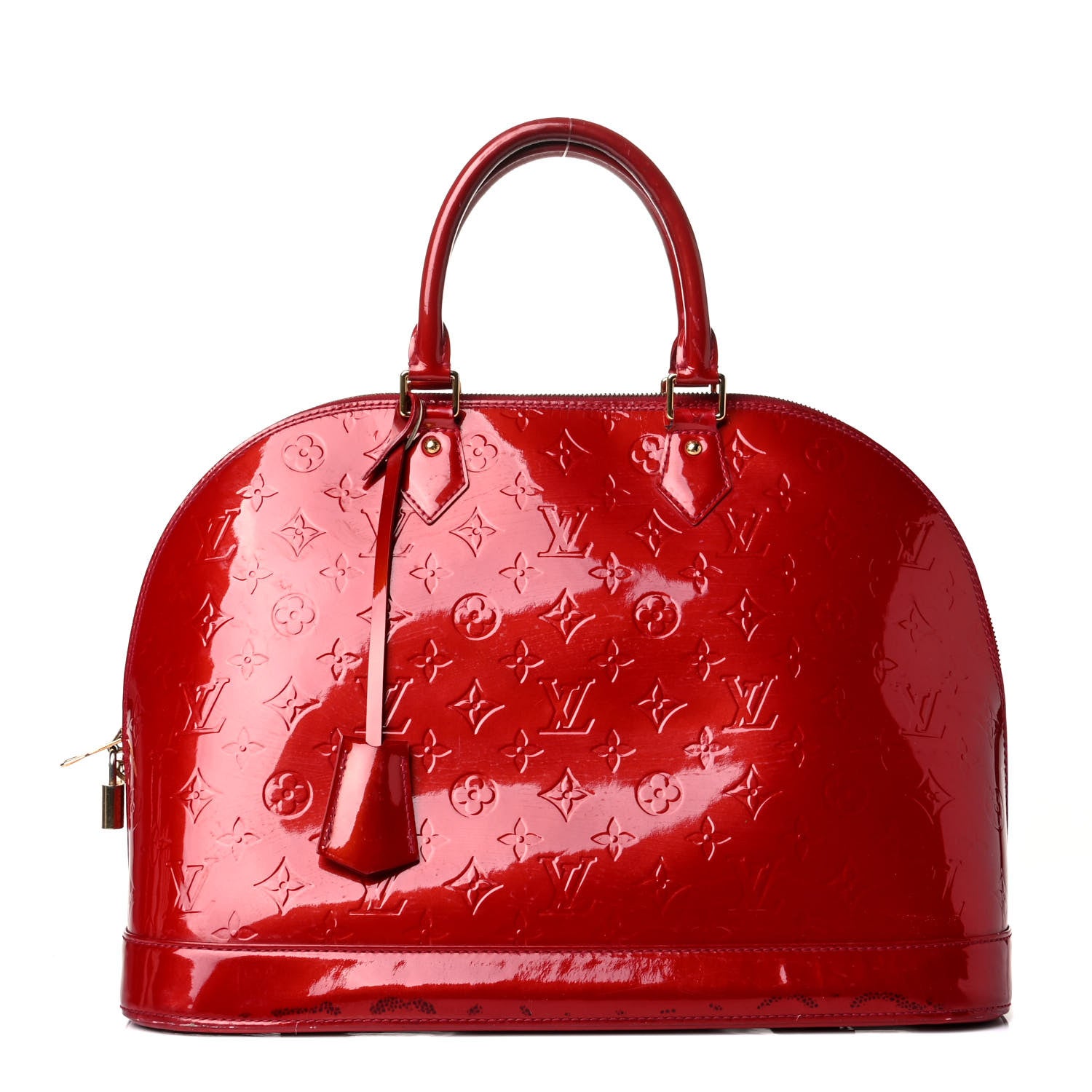 Louis Vuitton Vernis Alma GM Pomme D'Amour 2 of 9