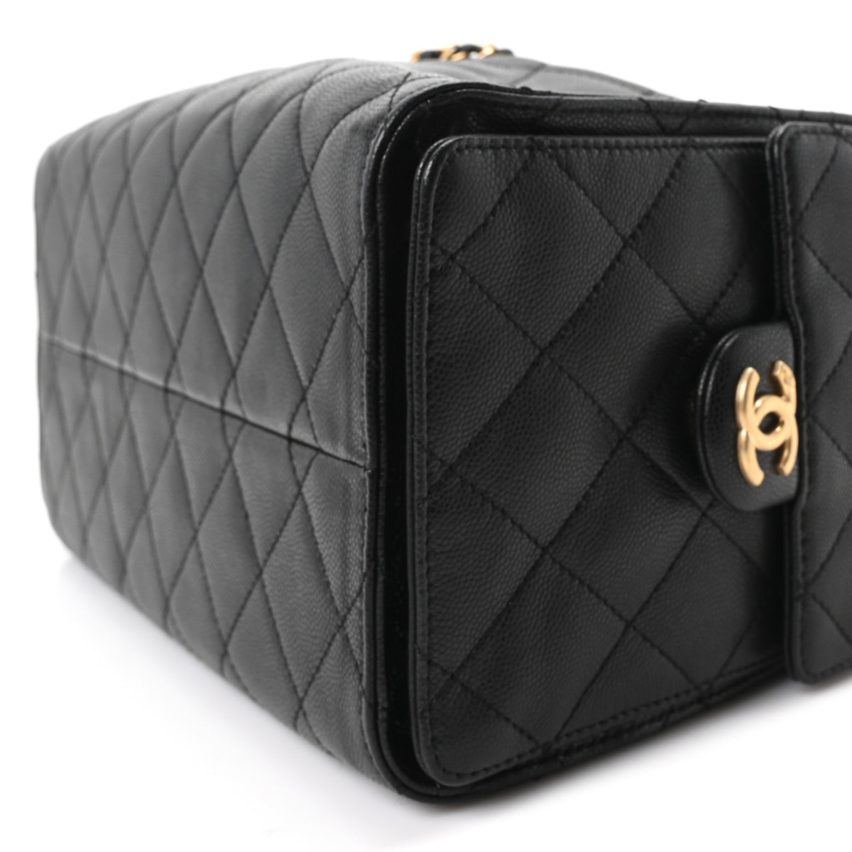 Chanel Caviar Quilted Small Chanel 25 Handbag Black 9 of 9