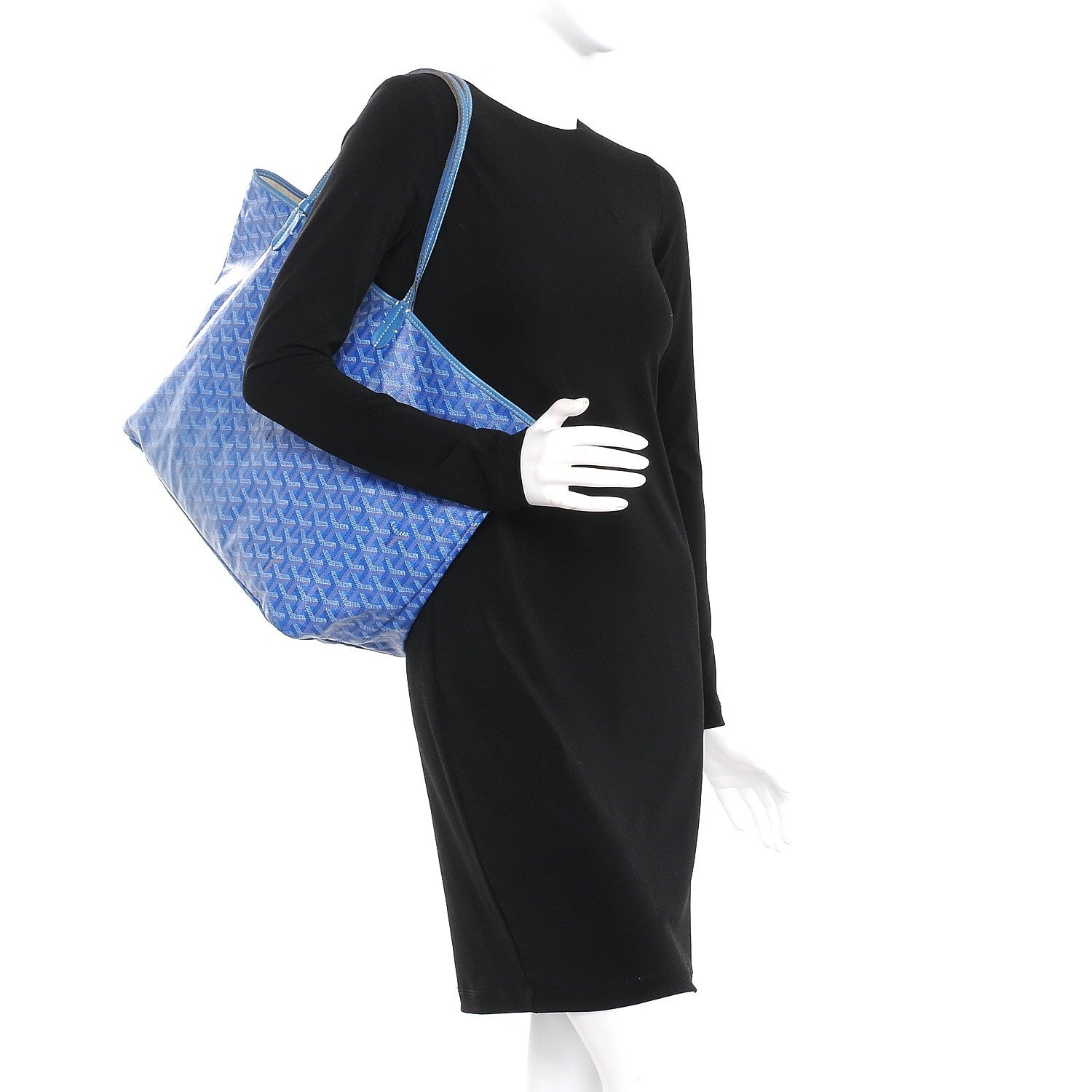 Goyard Goyardine Saint Louis GM Sky Blue 2 of 11