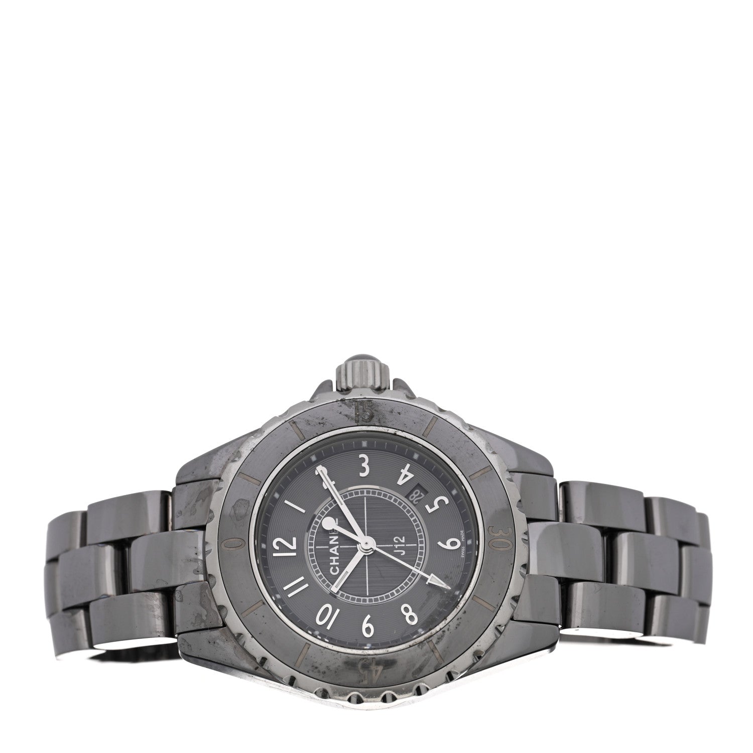 Chanel Titanium Ceramic 33mm J12 Chromatic Quartz Watch 2 of 5