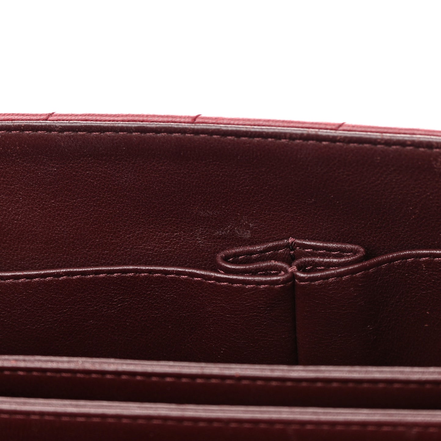 Lambskin Quilted Jumbo Coco Vintage Flap Burgundy