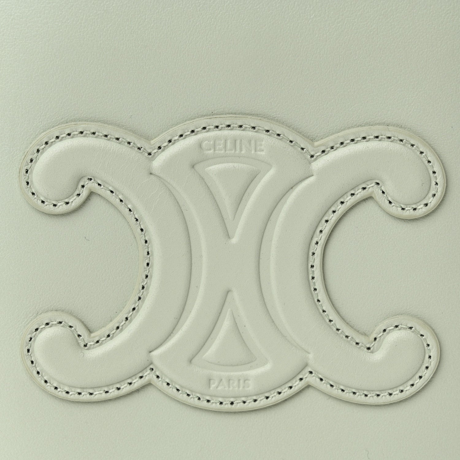 Celine Smooth Calfskin Mini Cuir Triomphe Bucket Bag Jade 6 of 12