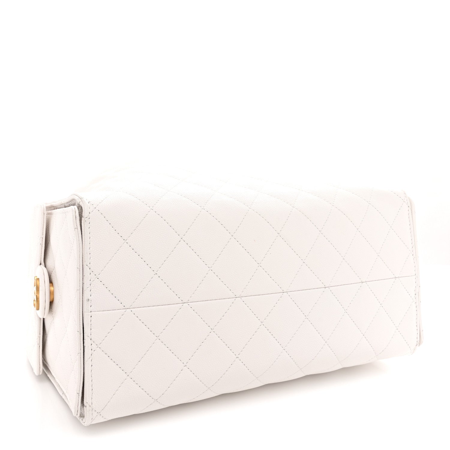 Chanel Caviar Quilted Medium Chanel 25 Handbag White 5 of 11