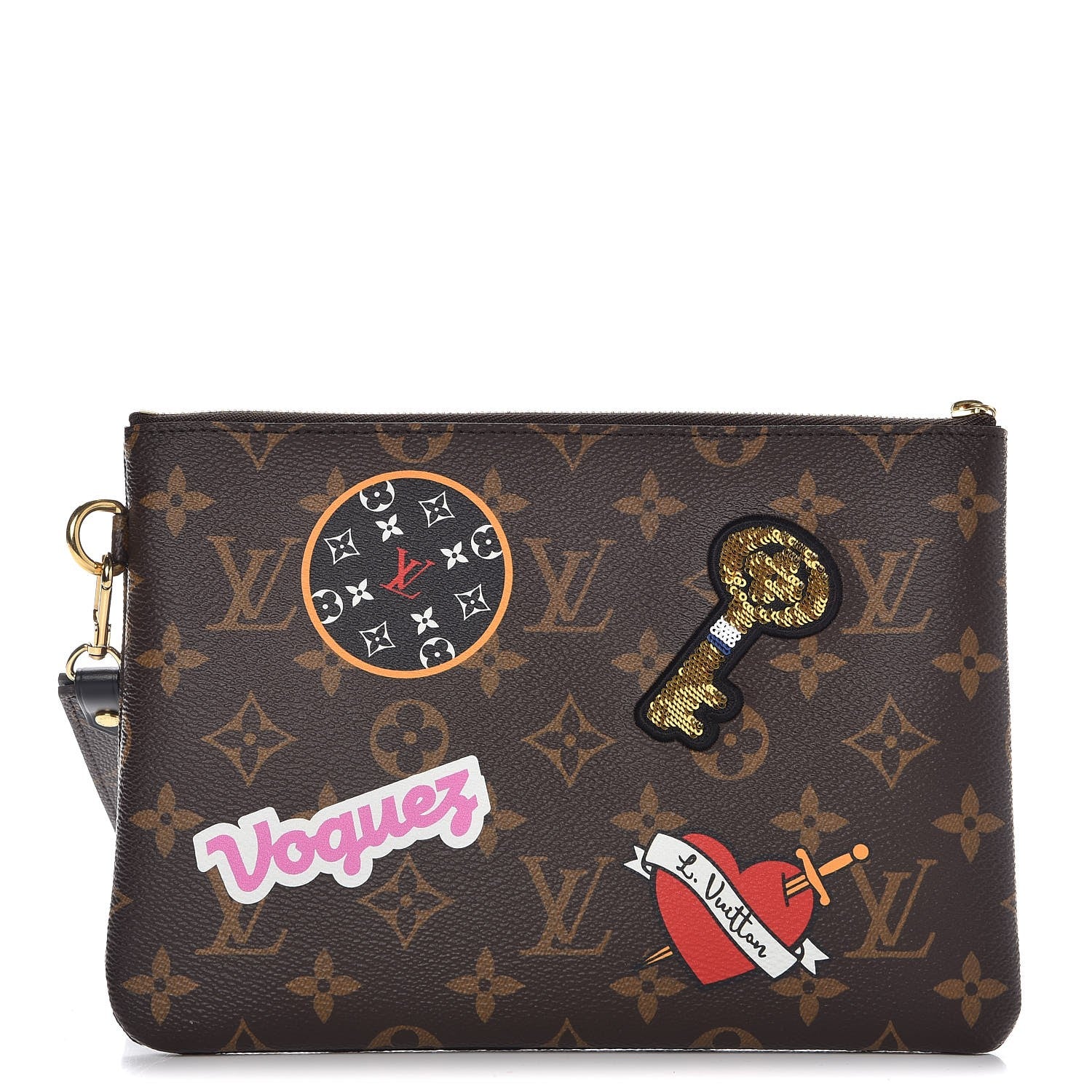Louis Vuitton Monogram Travel Stickers City Pouch 1 of 7