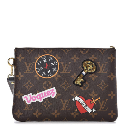 Louis Vuitton Monogram Travel Stickers City Pouch 1 of 7