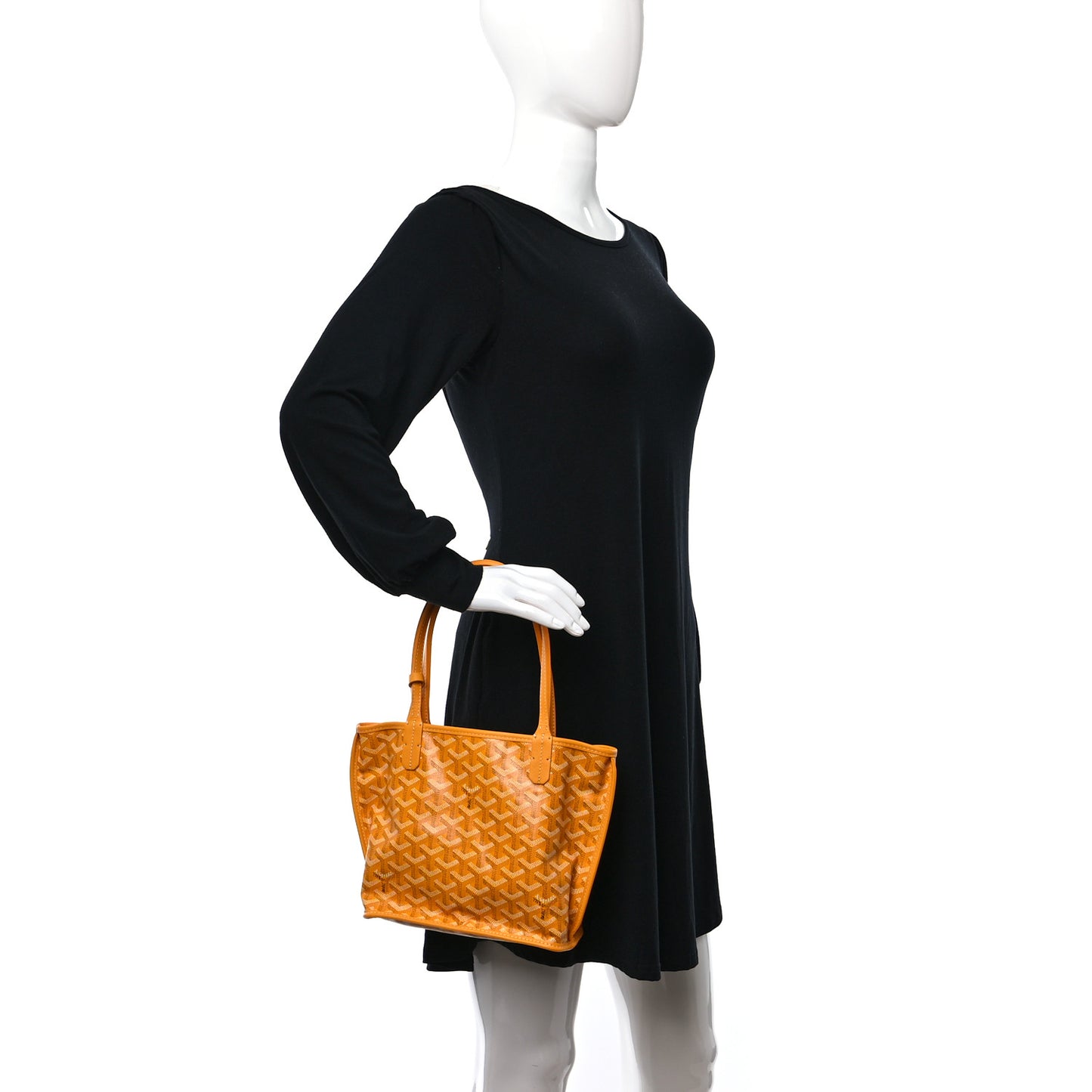 Goyardine Reversible Mini Anjou Yellow