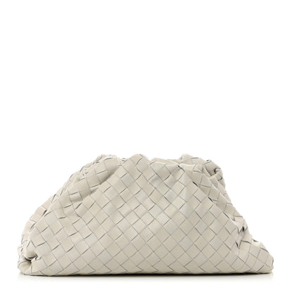 Bottega Veneta Nappa Maxi Intreccio The Pouch Oversized Clutch Plaster 1 of 8