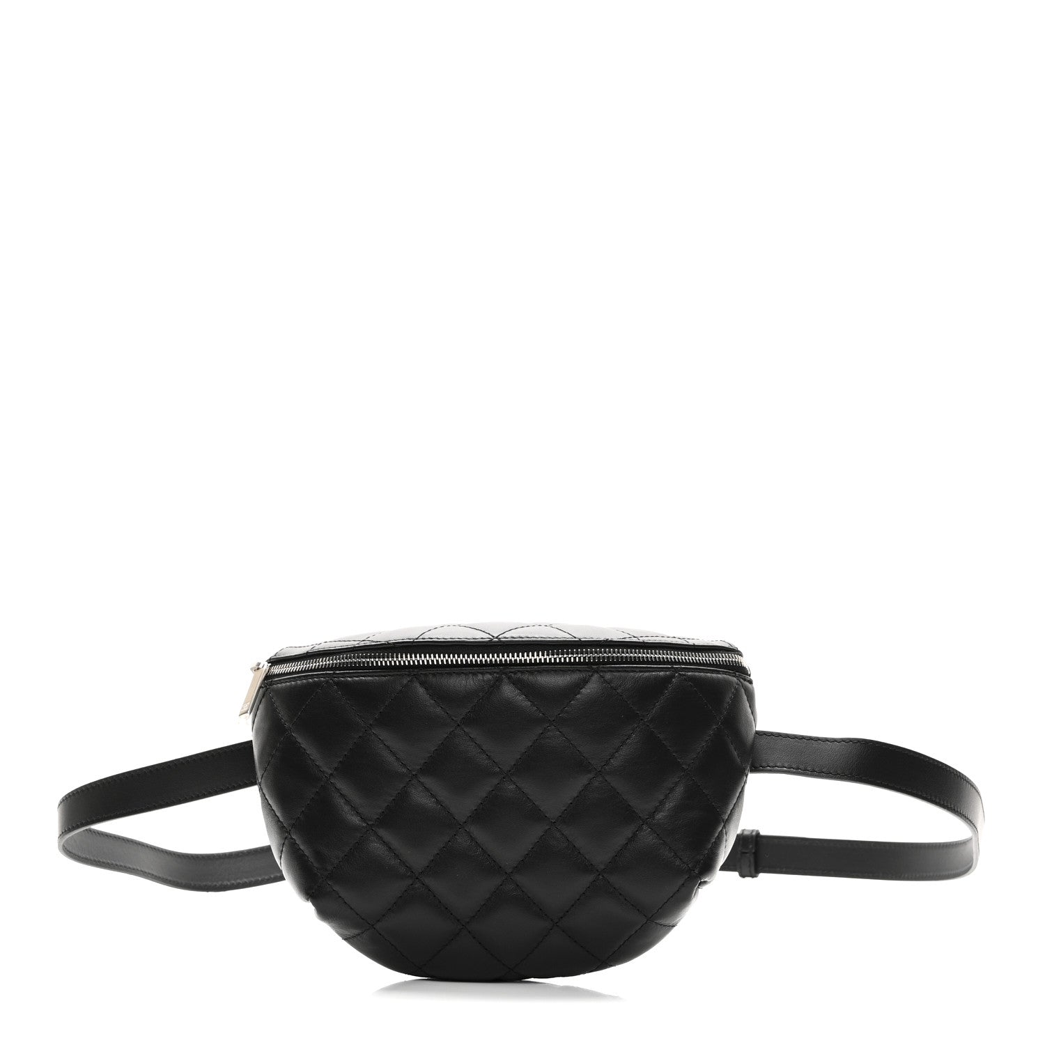 Chanel Calfskin Quilted Waist Belt Bag Black 1 of 10