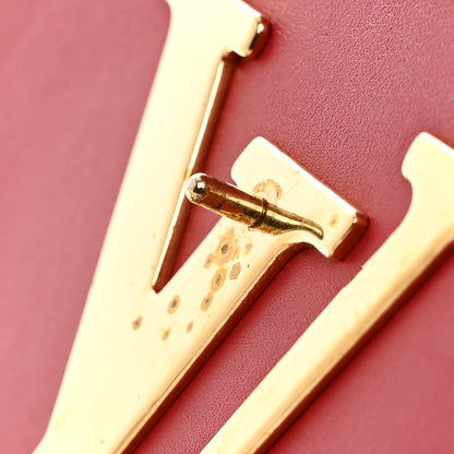 Louis Vuitton Calfskin Chain Louise MM Red 11 of 12