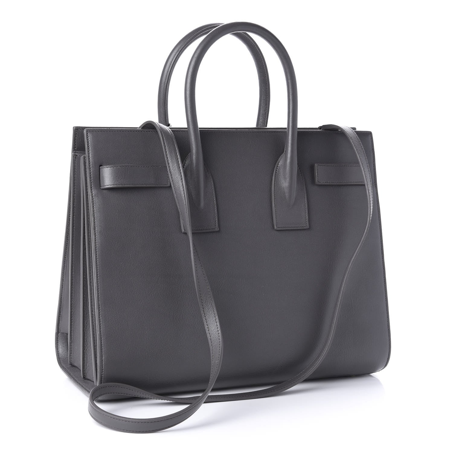 Saint Laurent Calfskin Small Sac De Jour Fog 3 of 14