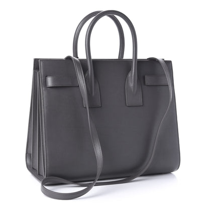 Saint Laurent Calfskin Small Sac De Jour Fog 3 of 14
