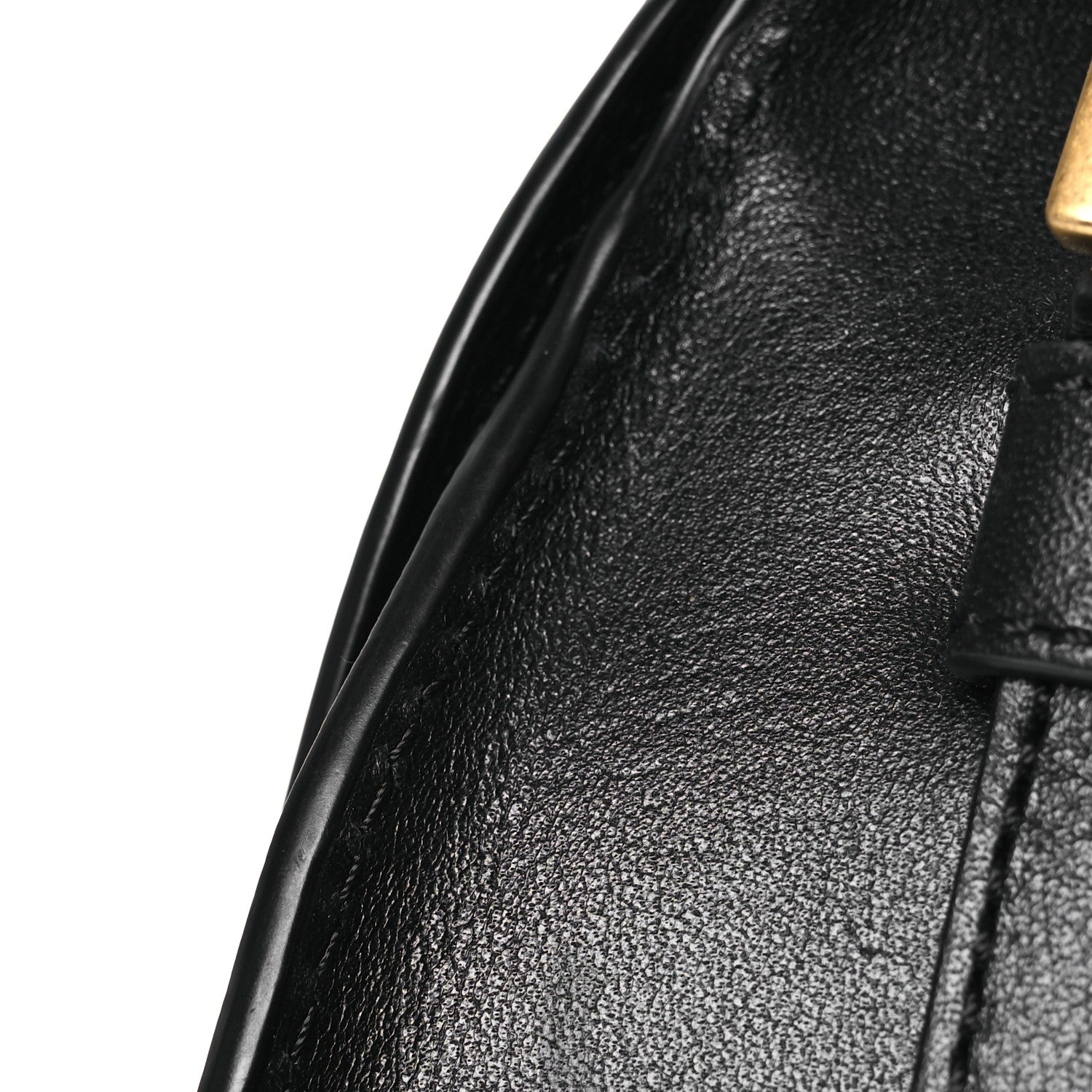 Chloe Grained Calfskin Embroidered Star Small Marcie Saddle Bag Black 11 of 14