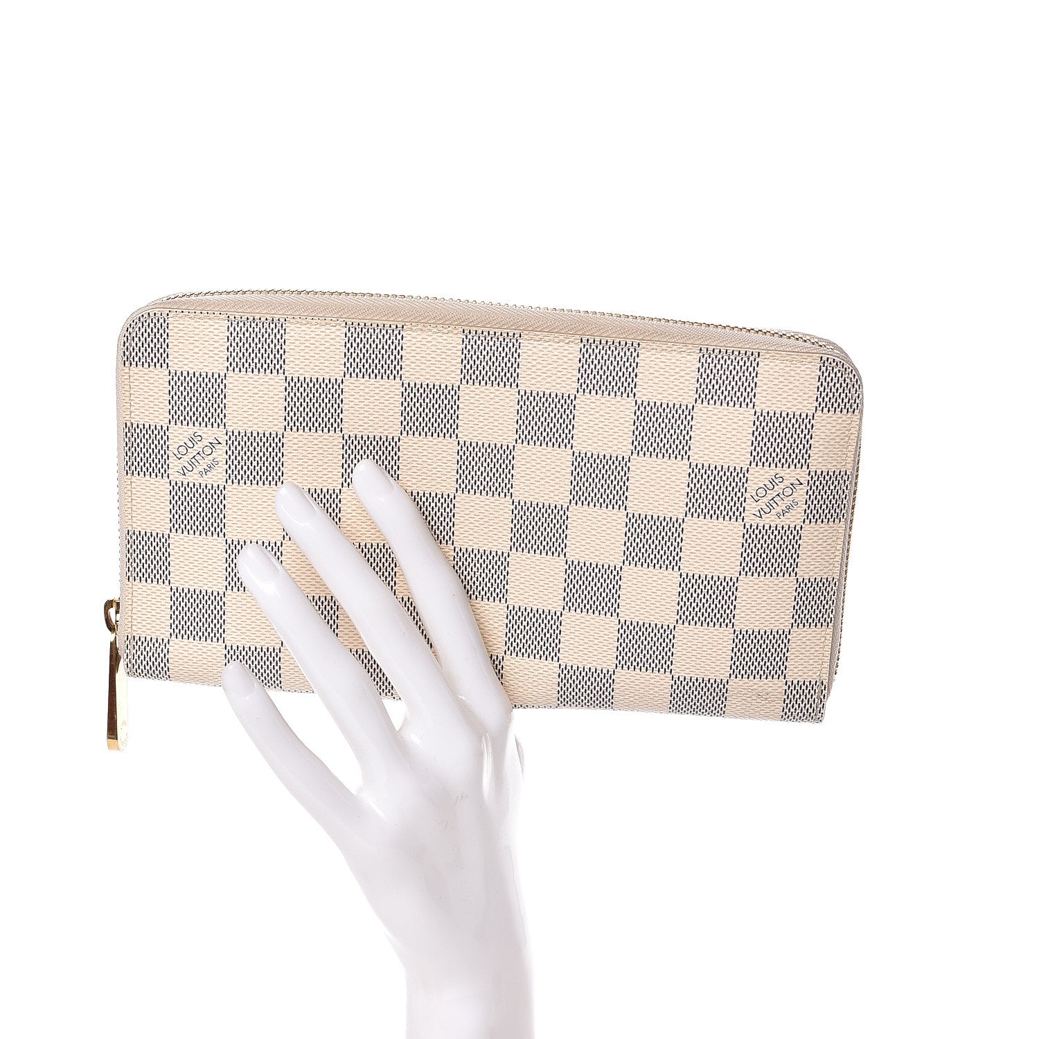 Louis Vuitton Damier Azur Zippy Organizer Wallet 2 of 7