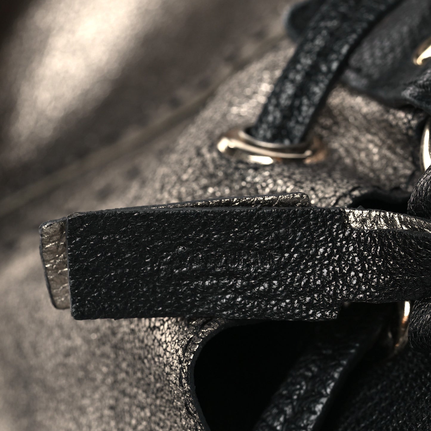 Calfskin Reversible Double Sac Y Tote Gold Black