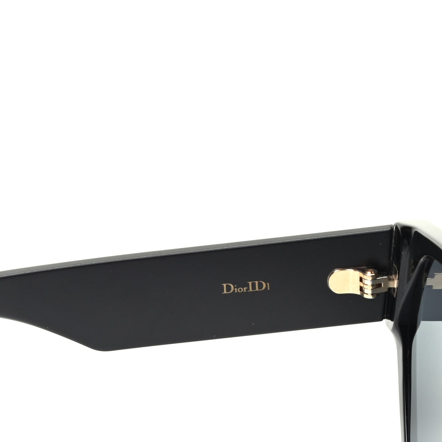 Acetate Square DiorID1 Sunglasses Black