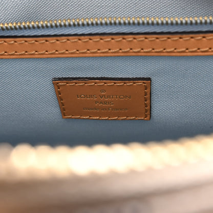 Louis Vuitton Damier Azur Braided Speedy Bandouliere 30 Blue 6 of 9