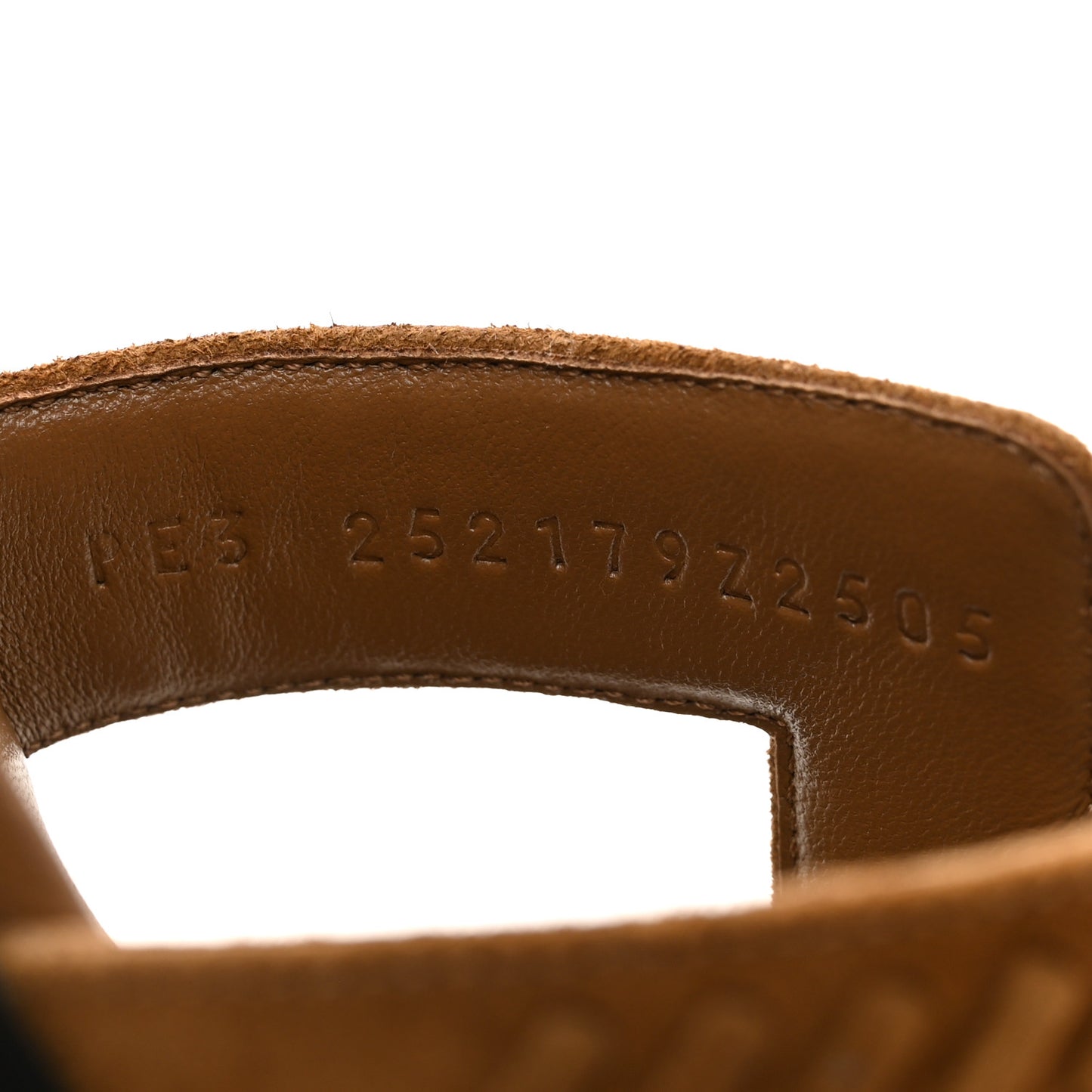 Suede Goatskin Braided Oran Sandals 40 Brun Fume