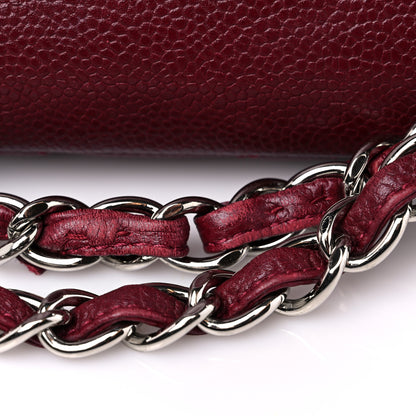 Chanel Caviar Quilted Large Timeless CC Soft Tote Dark Red 13 of 13