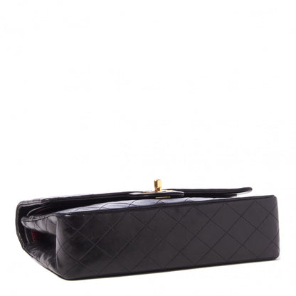 Chanel Lambskin Quilted Medium Double Flap Black 3 of 9