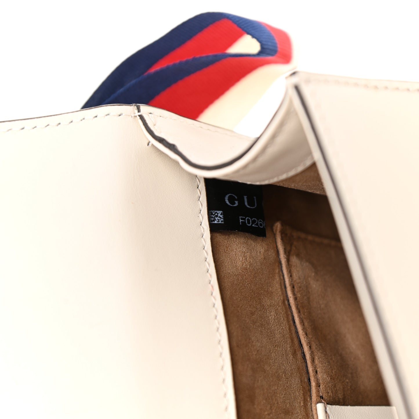Calfskin Mini Sylvie Chain Shoulder Bag White