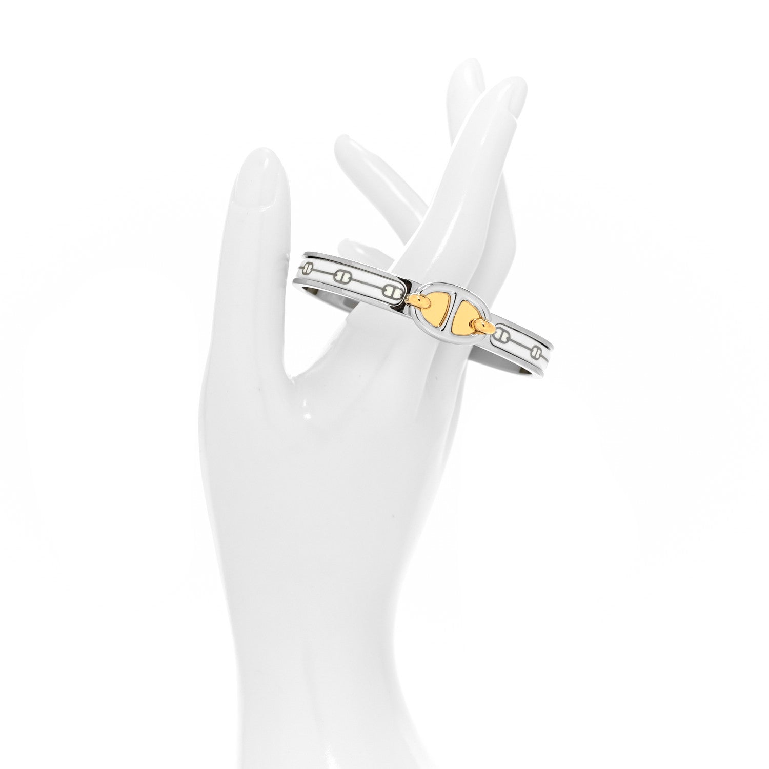 Hermes Enamel Mini Farandole Clic Chaine D'Ancre Bracelet GM 2 of 5