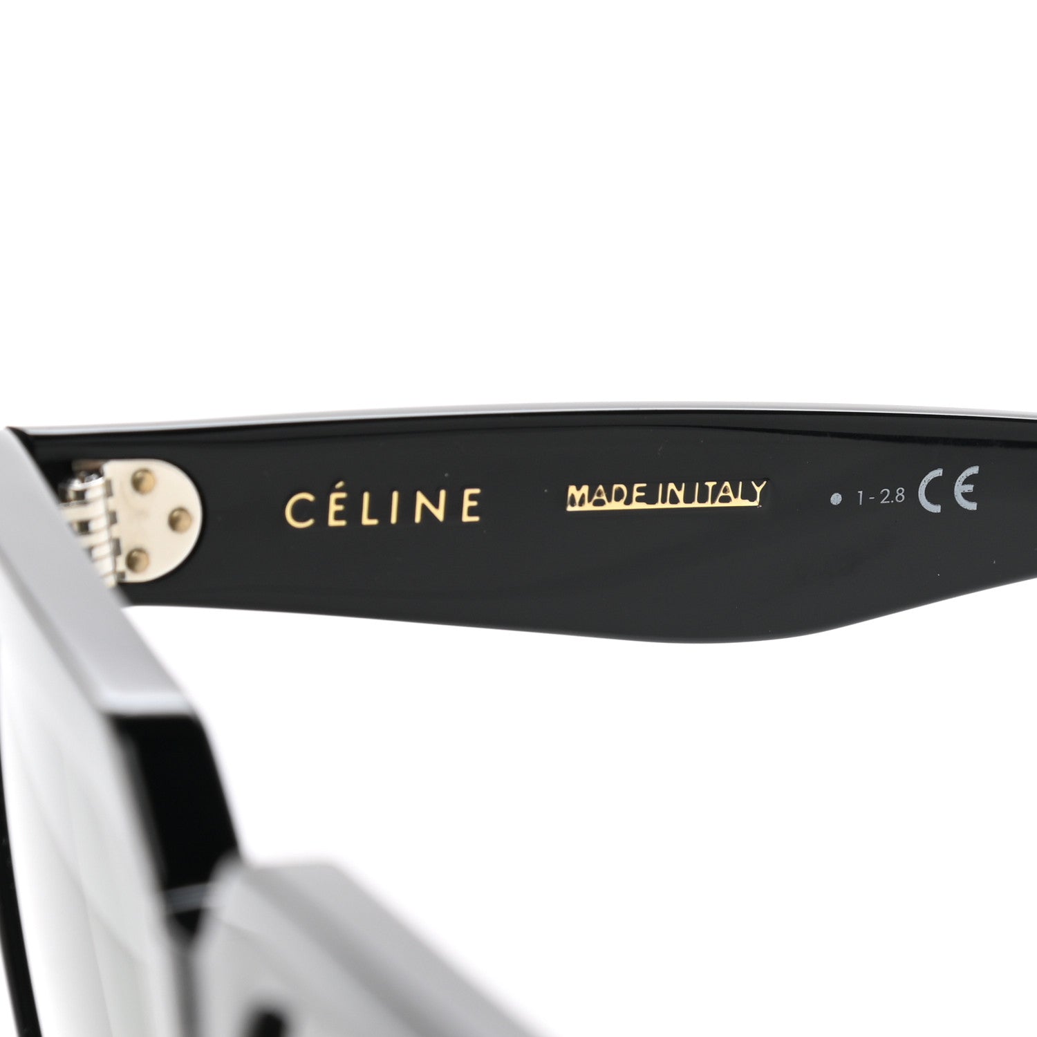 Celine Acetate Polarized Oversized Square Sunglasses CL40055F Black 5 of 6