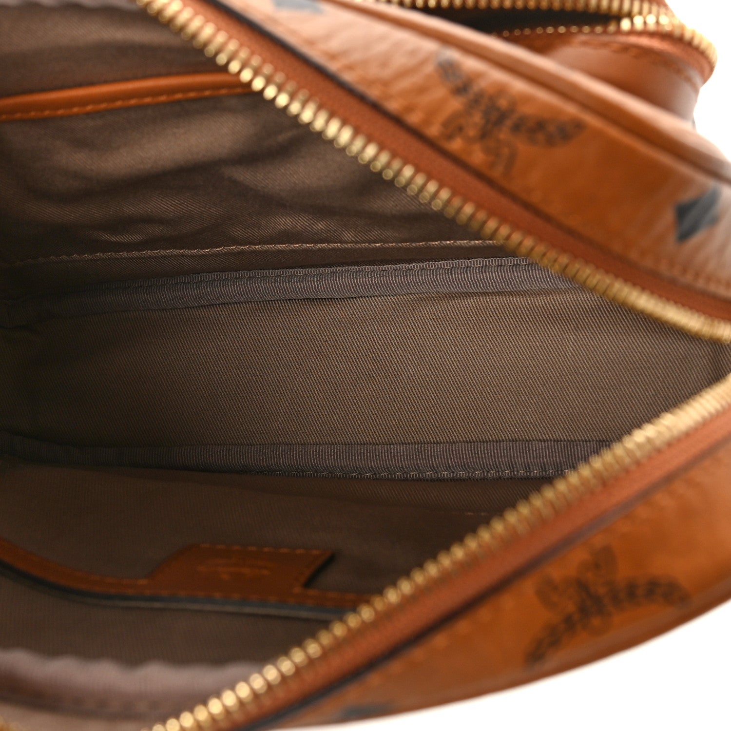 MCM Visetos Klassik Crossbody Bag Cognac 5 of 8