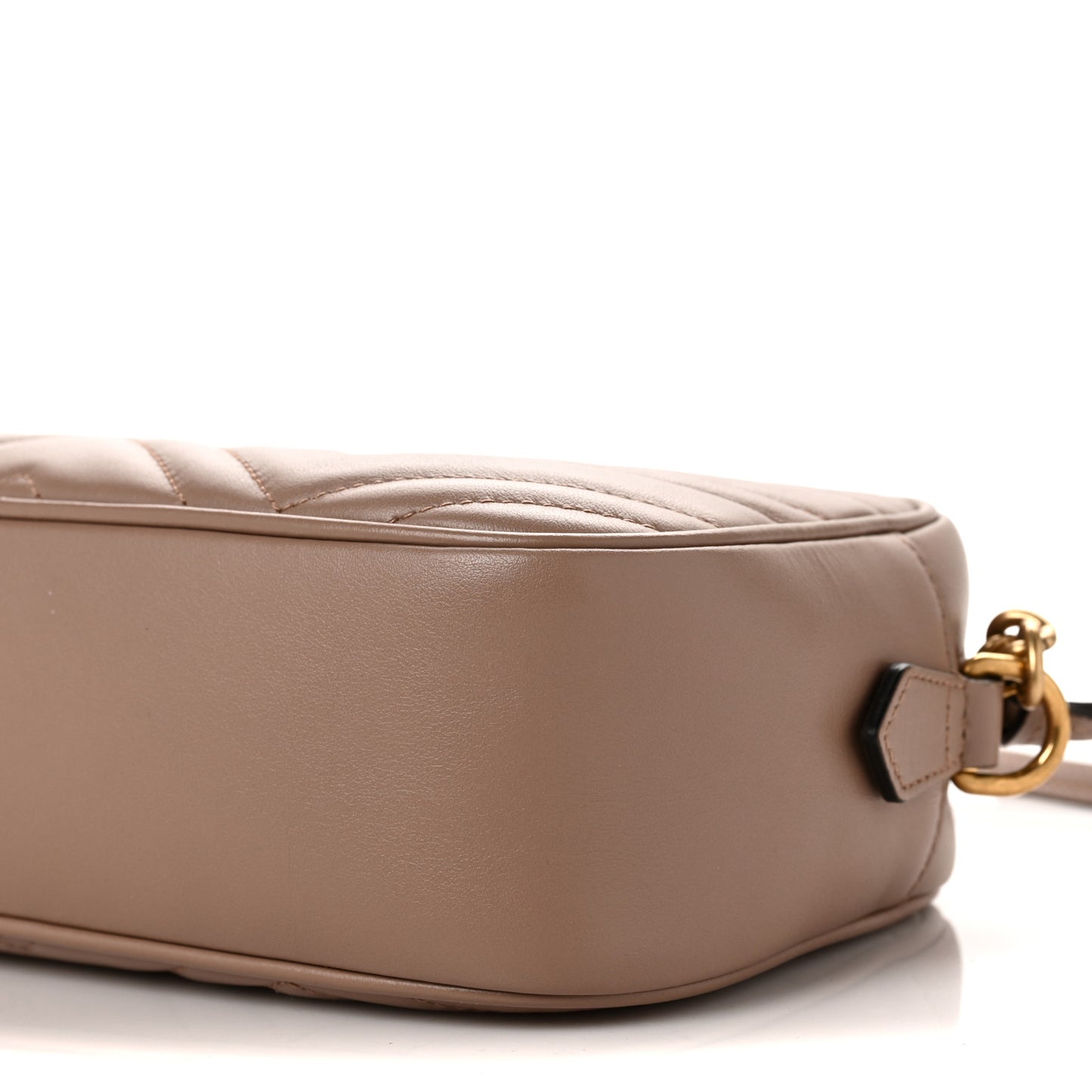 Calfskin Matelasse Small GG Marmont Chain Shoulder Bag Porcelain Rose