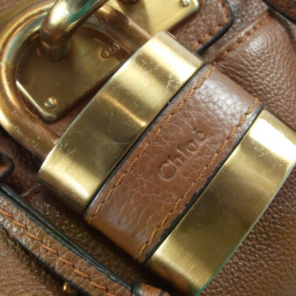 Chloe Leather Paddington Satchel Cognac 7 of 17