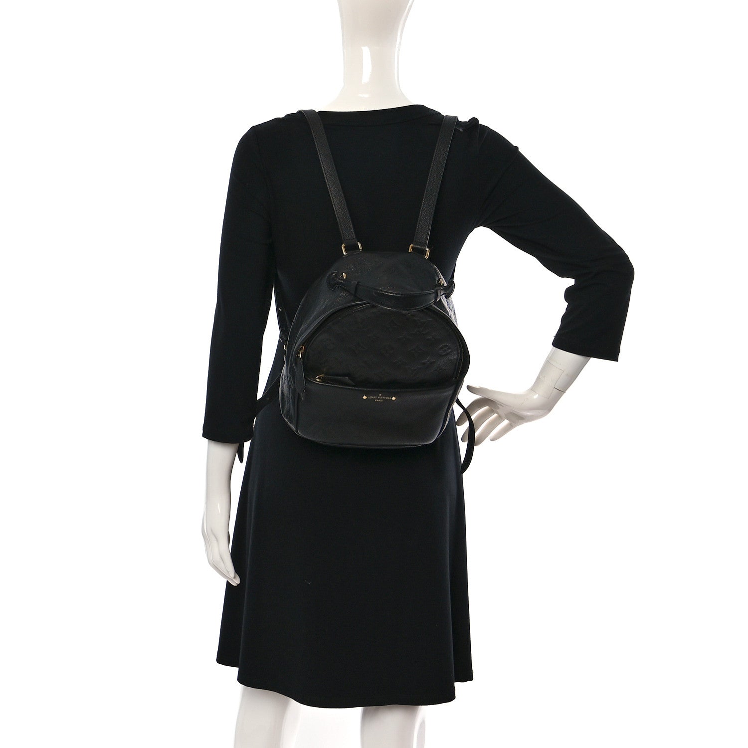 Louis Vuitton Empreinte Sorbonne Backpack Black 2 of 10