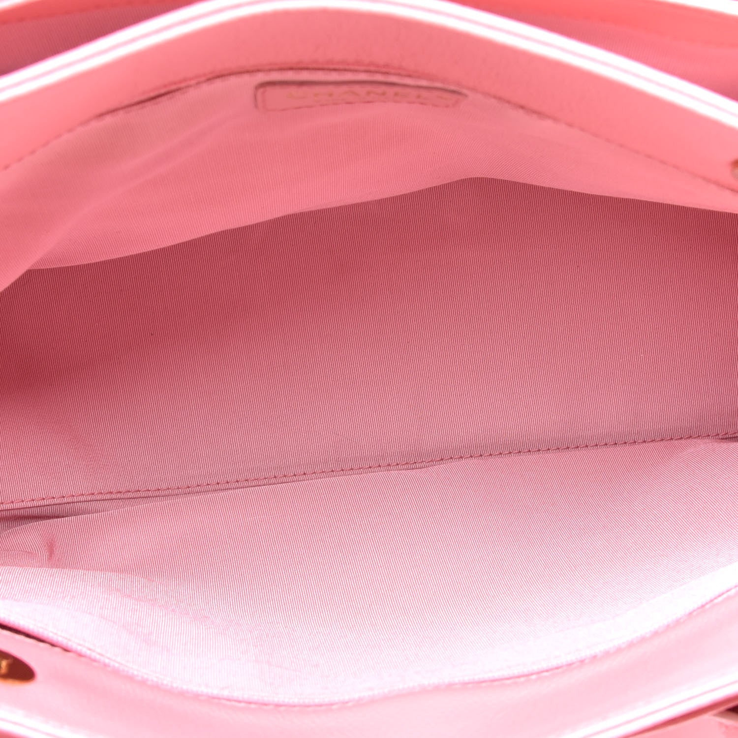 Chanel Calfskin Cerf Shopper Tote Pink 6 of 10