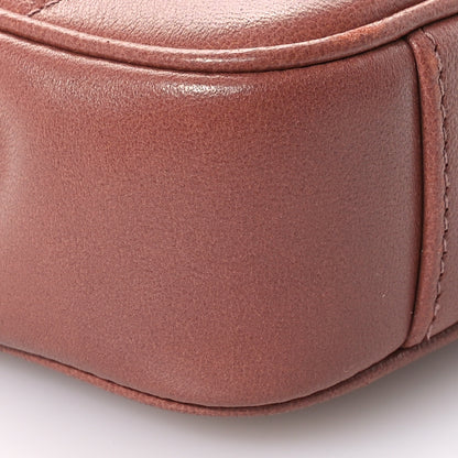 Saint Laurent Lambskin Chevron Quilted Mini Loulou Bag Hortensia 10 of 12