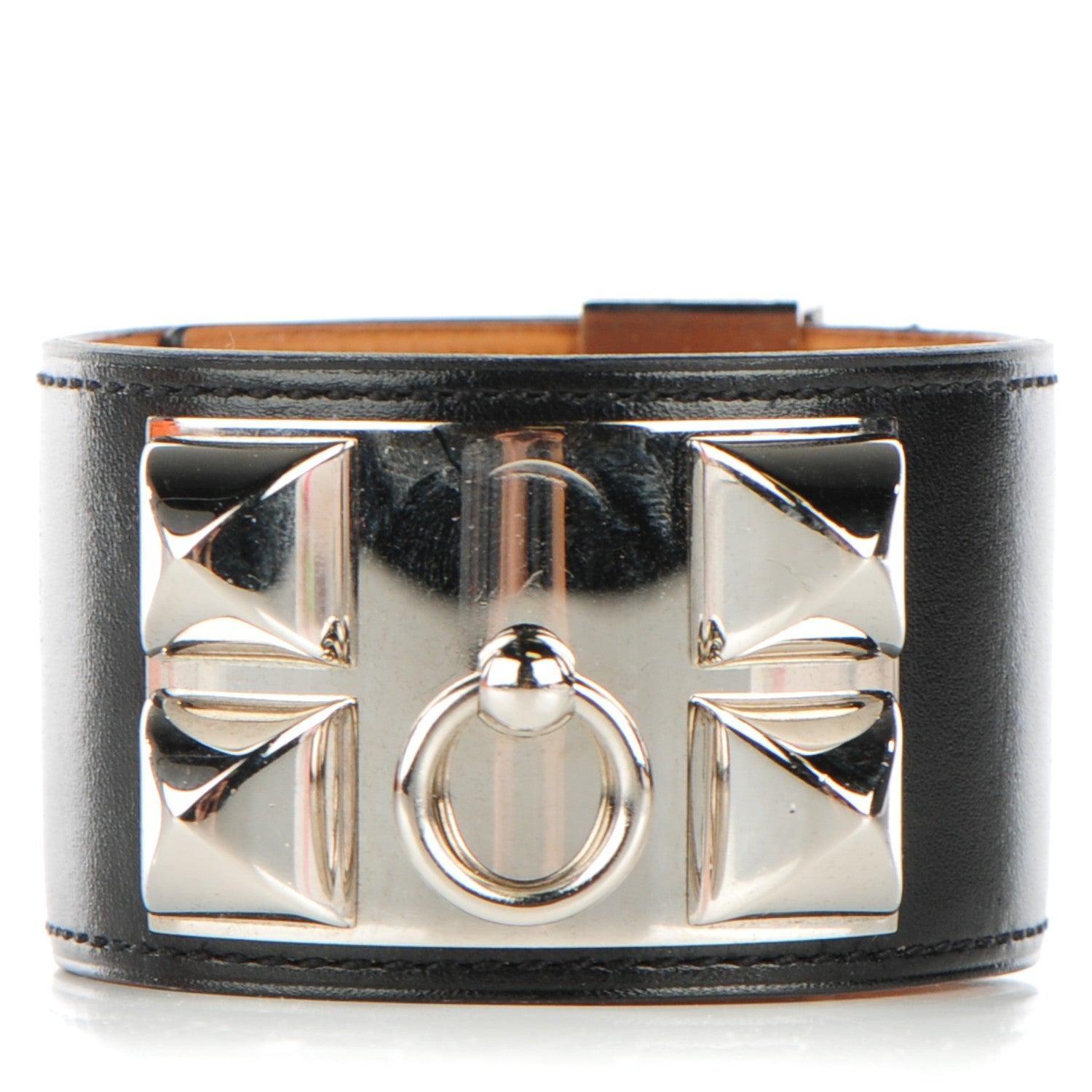 Hermes Box Collier de Chien CDC Bracelet L Black 1 of 8