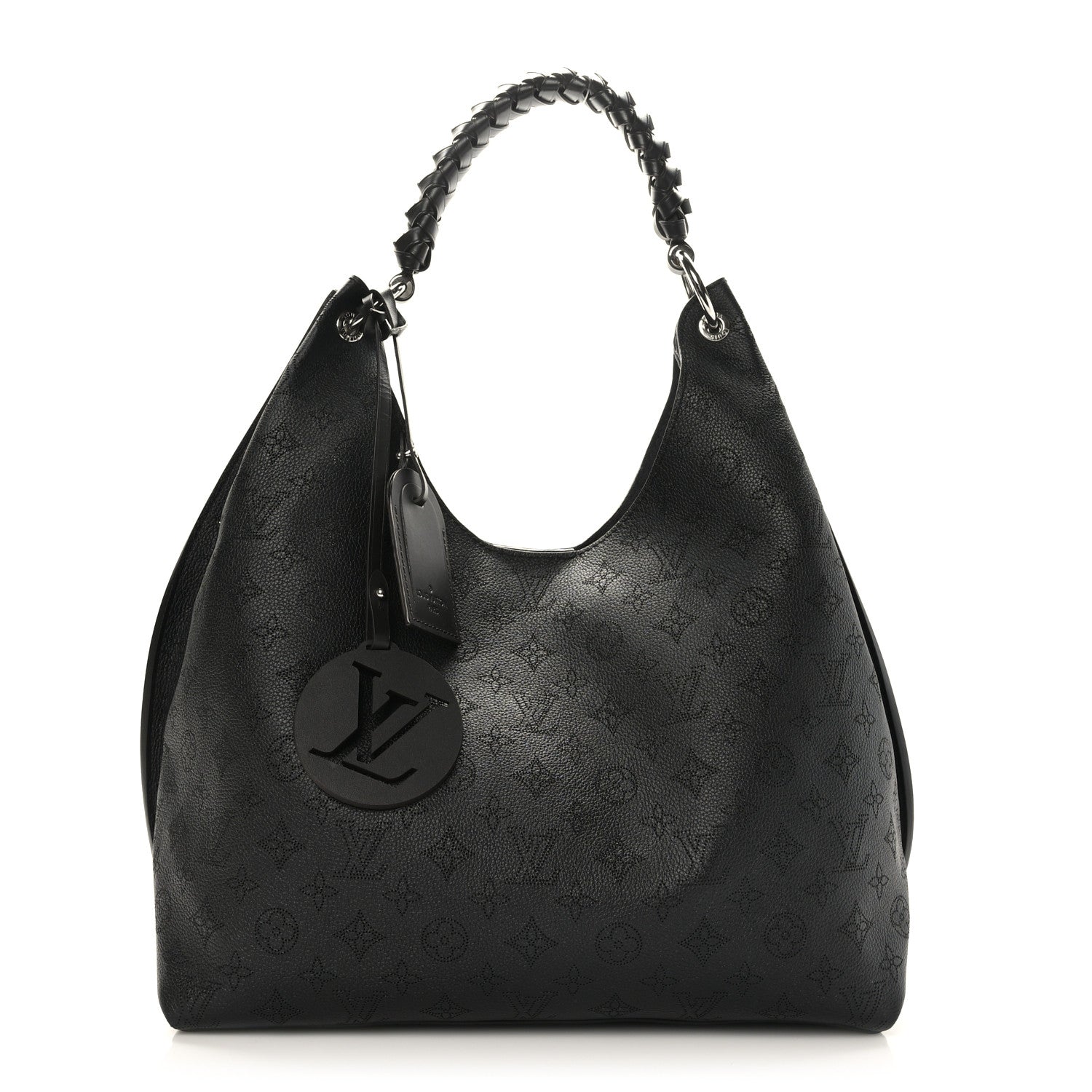 Louis Vuitton Mahina Carmel Hobo Black 1 of 10