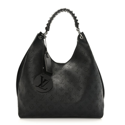 Louis Vuitton Mahina Carmel Hobo Black 1 of 10