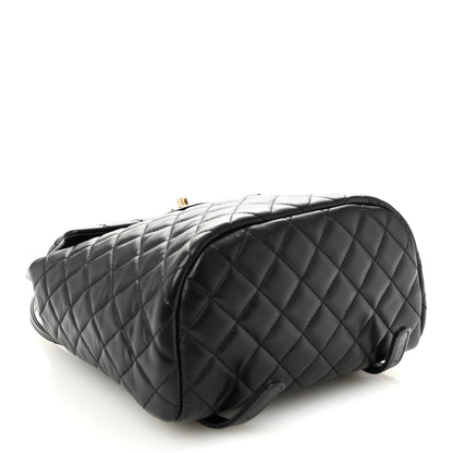 Chanel Lambskin Quilted Small Urban Spirit Backpack Black 3 of 11