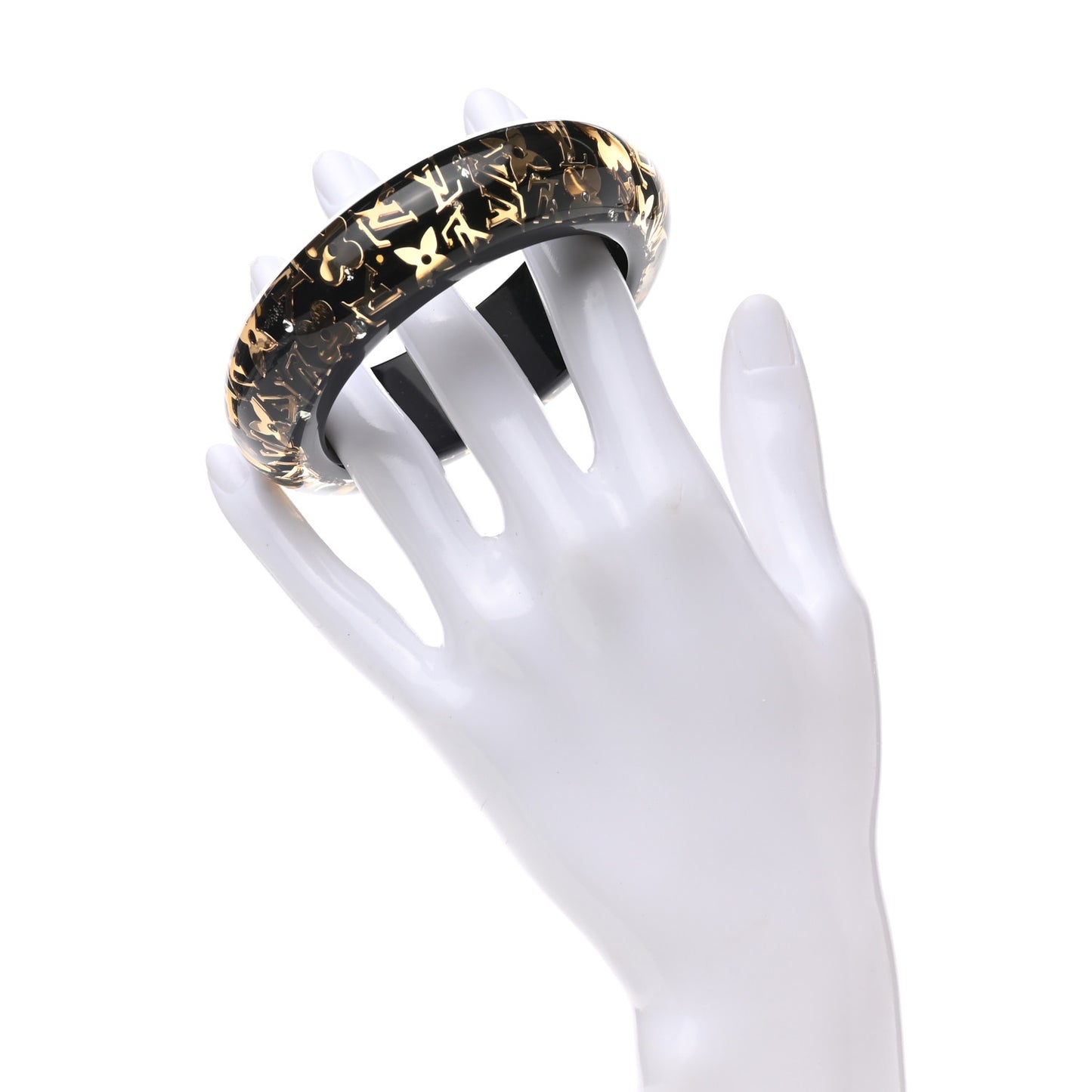 Resin Swarovski Small Inclusion Bracelet GM Black