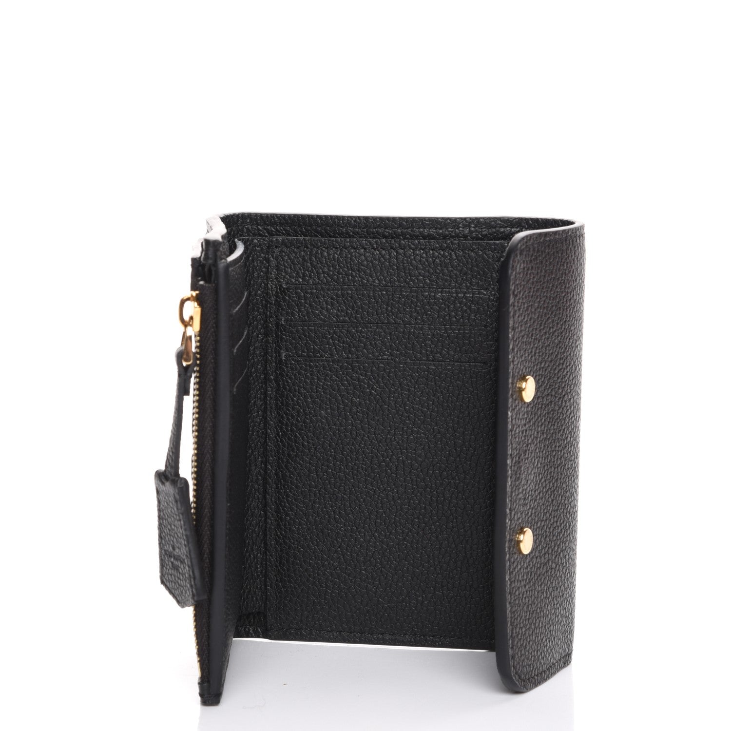 Louis Vuitton Empreinte Pont-Neuf Compact Wallet Black 5 of 8