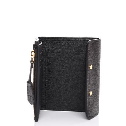 Louis Vuitton Empreinte Pont-Neuf Compact Wallet Black 5 of 8