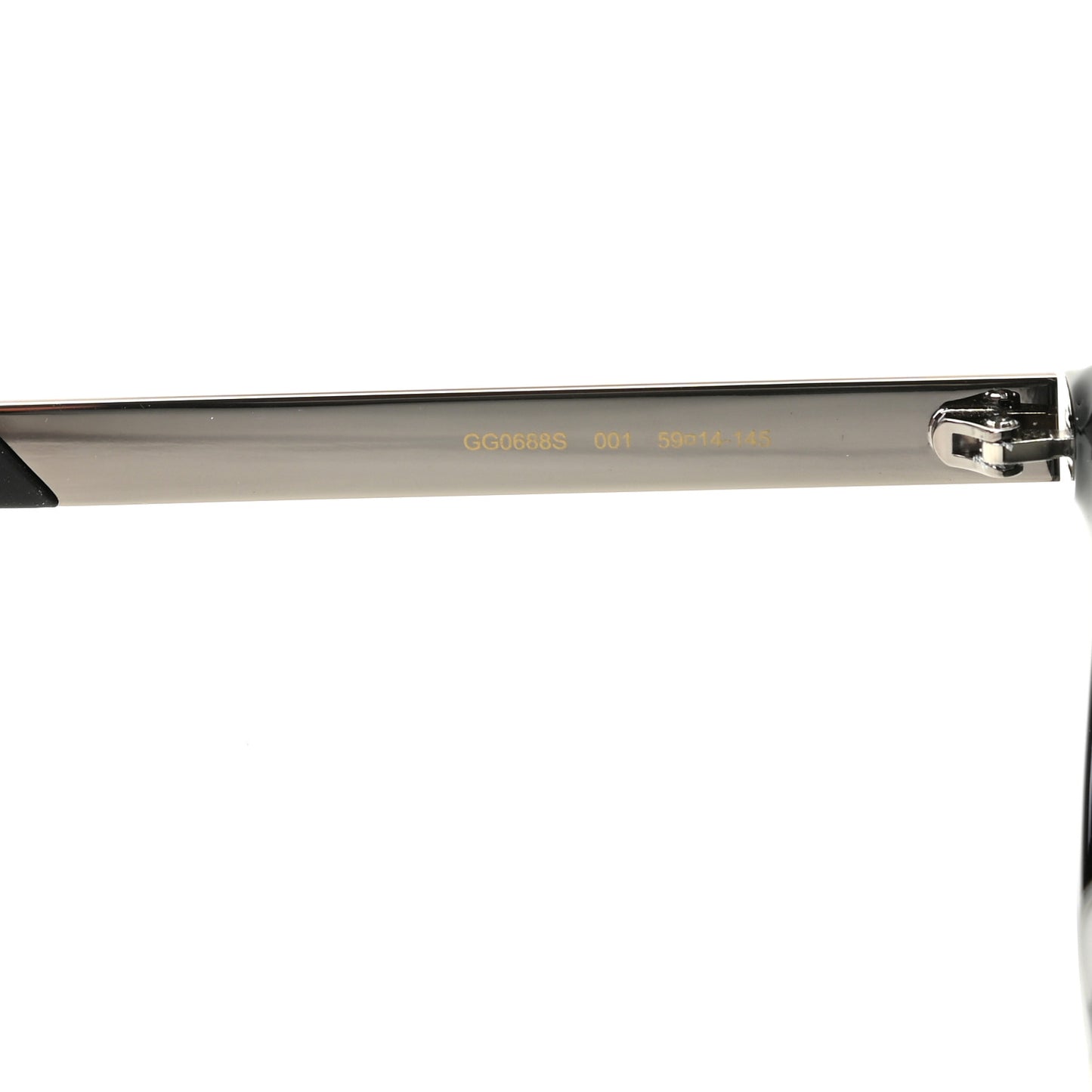 Acetate Sunglasses GG0688S Black Grey