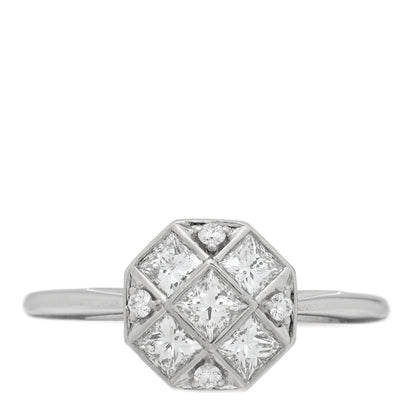 Tiffany Platinum Diamond Mosaic Ring 51 5.75 1 of 4