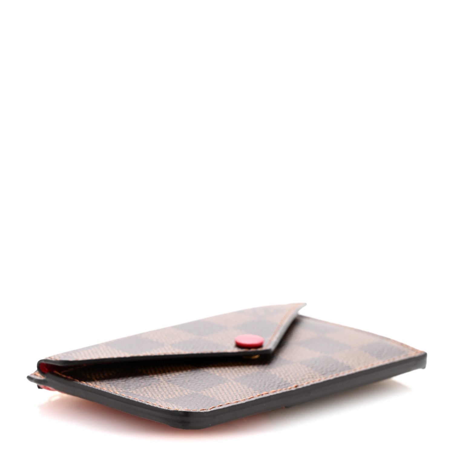 Louis Vuitton Damier Ebene Recto Verso Card Holder Red 4 of 10