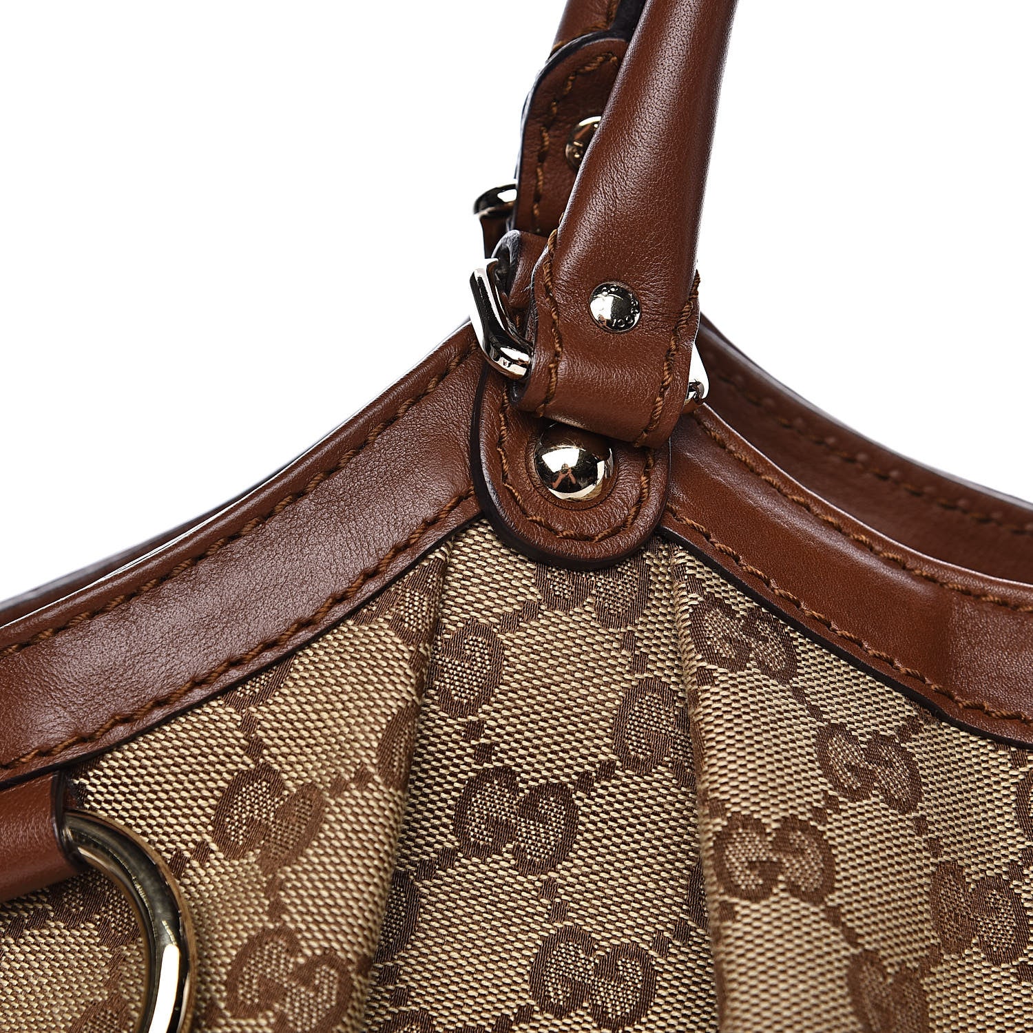Gucci Monogram Large Sukey Tote Brown 11 of 11