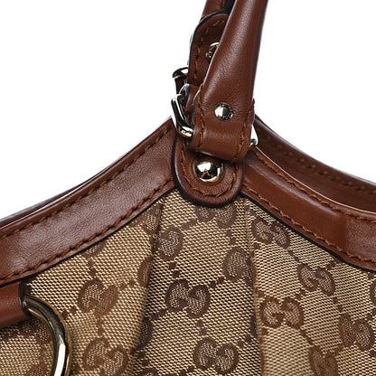 Gucci Monogram Large Sukey Tote Brown 11 of 11