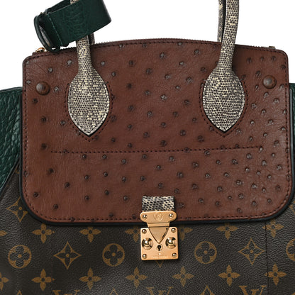 Louis Vuitton Ostrich Lizard Majestueux Shoulder Bag Vert 7 of 10